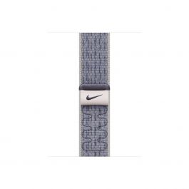 Apple Watch 38/40/41mm šedo-modrý provlékací sportovní řemínek Nike