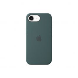 Apple silikonový kryt na iPhone 16e – jezerně zelený