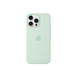 Apple silikonový kryt s MagSafe na iPhone 16 Pro Max - akvamarínový