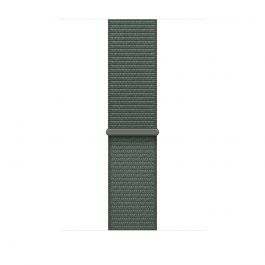 Apple 44/45/46/49 mm šalvějově zelený provlékací sportovní řemínek