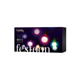 Chytré vánoční LED žárovky Twinkly Festoon 20 diod 10m - vícebarevné