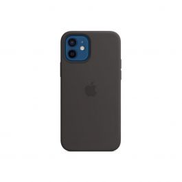 Apple silikonový kryt s MagSafe na iPhone 12/12 Pro - černý