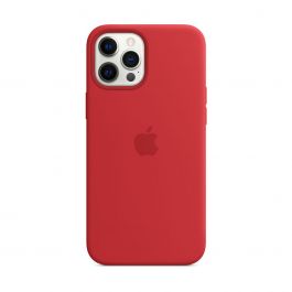 Apple silikonový kryt s MagSafe na iPhone 12 Pro Max - (PRODUCT)RED