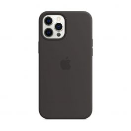 Apple silikonový kryt s MagSafe na iPhone 12 Pro Max - černý