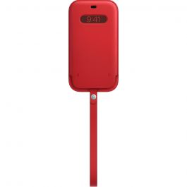 Apple kožený návlek s MagSafe na iPhone 12 Pro Max - (PRODUCT)RED