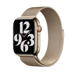 Apple Watch 42/44/45/49 mm Zlatý milánský tah