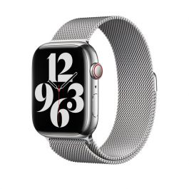 Apple Watch 42/44/45/49 mm Stříbrný milánský tah