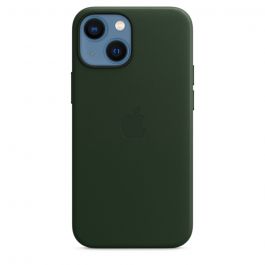 Apple kožený kryt s MagSafe na iPhone 13 mini - sekvojově zelená