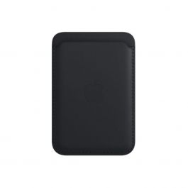 Apple kožená peněženka s MagSafe k iPhonu - temně inkoustová