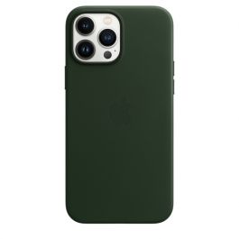 Apple kožený kryt s MagSafe na iPhone 13 Pro Max - sekvojově zelená