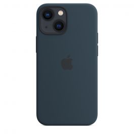 Apple silikonový kryt s MagSafe na iPhone 13 mini - hlubokomořsky modrá