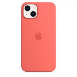 Apple silikonový kryt s MagSafe na iPhone 13 - pomelově růžová