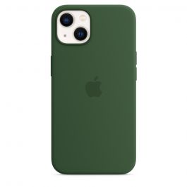 Apple silikonový kryt s MagSafe na iPhone 13 - jetelově zelená