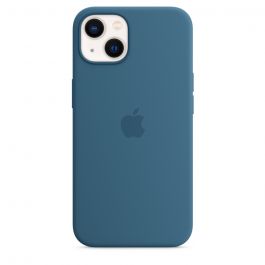 Apple silikonový kryt s MagSafe na iPhone 13 - ledňáčkově modrá