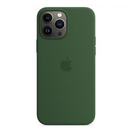 Apple silikonový kryt s MagSafe na iPhone 13 Pro Max - jetelově zelená
