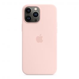 Apple silikonový kryt s MagSafe na iPhone 13 Pro Max - křídově růžová