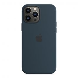 Apple silikonový kryt s MagSafe na iPhone 13 Pro Max - hlubokomořsky modrá
