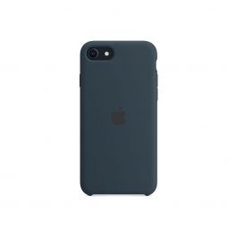 Apple silikonový kryt na iPhone SE – hlubokomořsky modrý