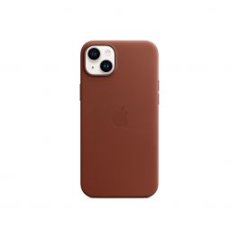 Apple kožený kryt s MagSafe na iPhone 14 Plus - cihlově hnědý