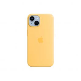 Apple silikonový kryt s MagSafe na iPhone 14 - slunečně žlutý