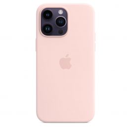 Apple silikonový kryt s MagSafe na iPhone 14 Pro Max - křídově růžový