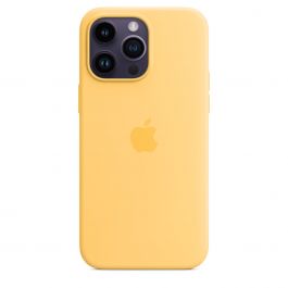 Apple silikonový kryt s MagSafe na iPhone 14 Pro Max - slunečně žlutý