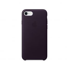 Apple kožený kryt na iPhone SE / 7 / 8 - lilkově fialový