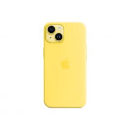 Apple silikonový kryt s MagSafe na iPhone 14 – kanárkově žlutý