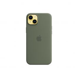 Apple silikonový kryt s MagSafe na iPhone 14 Plus – olivový