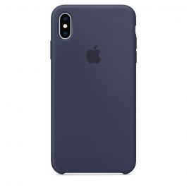 Apple iPhone XS Max silikonový kryt - půlnočně modrý
