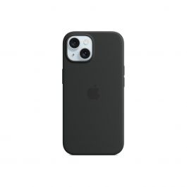 Apple silikonový kryt s MagSafe na iPhone 15 – černý