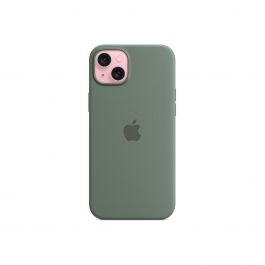 Apple silikonový kryt s MagSafe na iPhone 15 Plus – cypřišově zelený