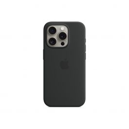 Apple silikonový kryt s MagSafe na iPhone 15 Pro – černý