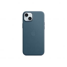 Apple kryt z tkaniny FineWoven s MagSafe na iPhone 15 Plus – tichomořsky modrý