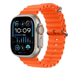 Apple Watch 44/45/49 mm oranžové prodloužení Oceánského řemínku