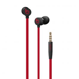 Sluchátka do uší Beats urBeats3 Earphones 3.5mm černo červená