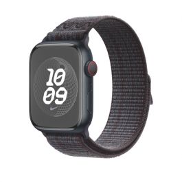 Apple Watch 42/44/45/49 mm černo-modrý provlékací sportovní řemínek Nike