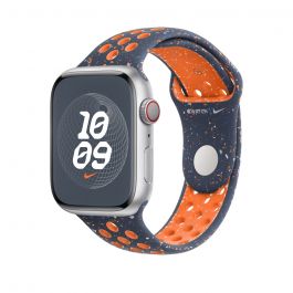 Apple Watch 42/44/45/49 mm Blue Flame sportovní řemínek Nike – M/L
