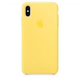Apple iPhone XS Max silikonový kryt - kanárkově žlutý