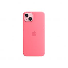 Apple silikonový kryt s MagSafe na iPhone 15 Plus – růžový