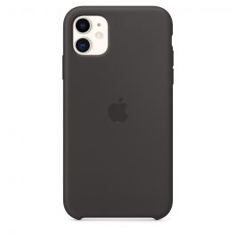 Apple silikonový kryt na iPhone 11 - černý