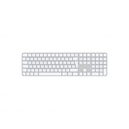 Apple Magic Keyboard s Touch ID a číselnou klávesnicí pro Macy s čipem Apple – anglický (mezinárodní) – bílé klávesy