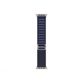 Apple Watch 44/45/46/49mm námořnicky modrý Alpský tah – střední – provedení z přírodního titanu