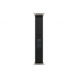 Apple Watch 44/45/46/49mm černý Trailový tah – M/L – provedení z přírodního titanu