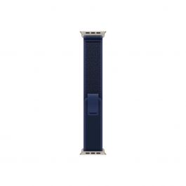 Apple Watch 44/45/46/49mm modrý Trailový tah – M/L – provedení z přírodního titanu