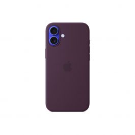 Apple silikonový kryt s MagSafe na iPhone 16 Plus - švestkový