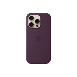 Apple silikonový kryt s MagSafe na iPhone 16 Pro - švestkový