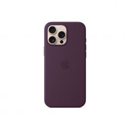 Apple silikonový kryt s MagSafe na iPhone 16 Pro Max - švestkový