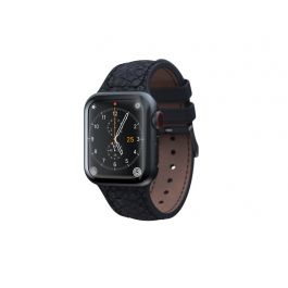 Kožený řemínek na Apple Watch 38/40/41 mm Njord Vindur - šedý