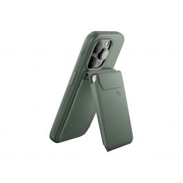 MagSafe peněženka se stojánkem Peak Design Slim Wallet - šalvějově zelená